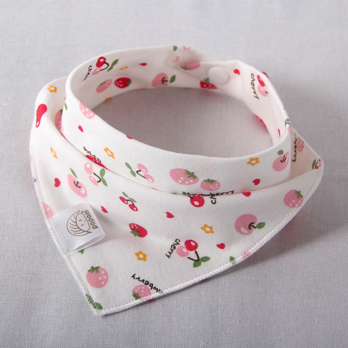 Baby Bibs Cotton Triangle Double Layers Cotton